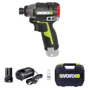 WORX 충전 임팩드라이버 12V 2.0Ah BL WU132X.1, 1개