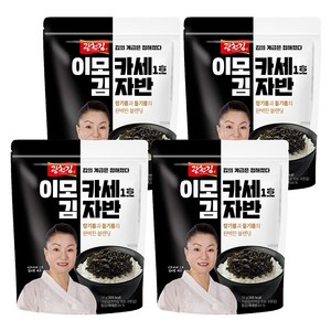 광천김 이모카세 1호 김자반, 50g, 4개