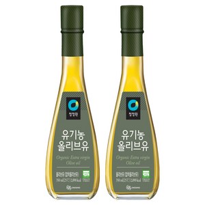 청정원 유기농 올리브유, 350ml, 2개