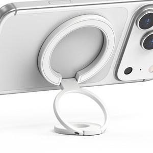 어반어스 듀얼자석 맥세이프 핸드폰 거치대, 화이트, 1개