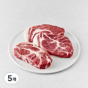 대패킹 보리먹인 돼지 캐나다산 통목심 에어프라이어용 (냉장), 1kg, 5개