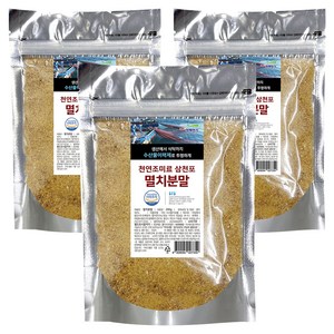 청해명가 수산물이력제 삼천포 멸치분말, 200g, 3개