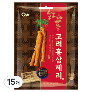 청우식품 고려홍삼제리2, 15개, 104g
