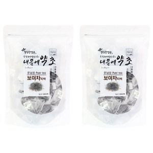 내몸에약초 보이차 티백, 1g, 100개입, 2개