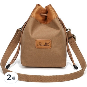 BAGnBAGs 캐주얼 카메라 가방 AK76, 브라운, 2개
