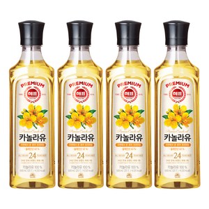 해표 카놀라유, 500ml, 4개