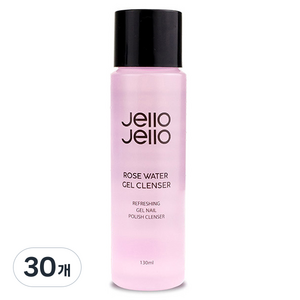 젤로젤로 로즈워터 젤네일 클렌저, 130ml, 30개