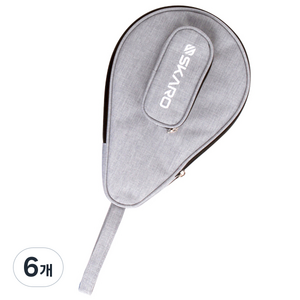 스카로 탁구포켓케이스 TTC-750, 그레이, 6개