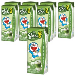남양유업 말차에몽 우유, 190ml, 8개