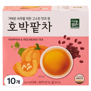 다농원 호박팥차, 10개, 50개입, 1.2g
