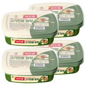 해찬들 고기전용 쌈장, 200g, 4개