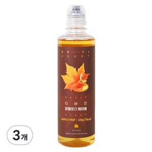 티바인 알룰로스 메이플, 520g, 3개