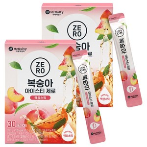 맥널티커피 복숭아 아이스티 제로, 13g, 60개
