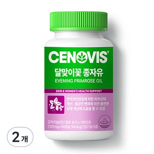 세노비스 달맞이꽃 종자유, 90정, 2개