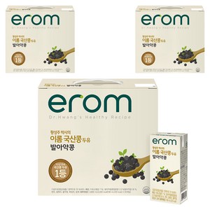 이롬 황성주 박사의 국산콩 두유 발아약콩, 190ml, 60개