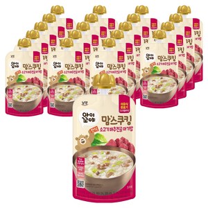 맘스쿠킹 15개월부터, 140g, 20개, 소고기배추전골아기밥