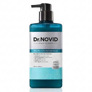 엘라스틴 닥터노비드 탈모증상완화 지루성두피용 약산성 비듬 샴푸, 1개, 400ml