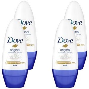도브 오리지날 롤온 데오드란트, 40ml, 4개