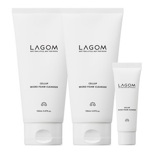 라곰 셀럽 마이크로 폼 클렌저 150ml 2p + 30ml, 1세트, 330ml 골드박스 특가