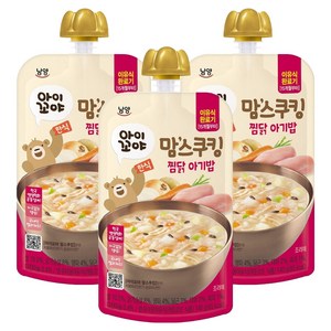 맘스쿠킹 이유식, 140g, 3개, 찜닭아기밥
