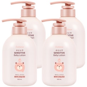 베비언스 유아용 센서티브 고보습 로션, 500ml, 4개