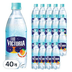 웅진빅토리아 더빅토리아 애플망고 탄산음료, 500ml, 40개