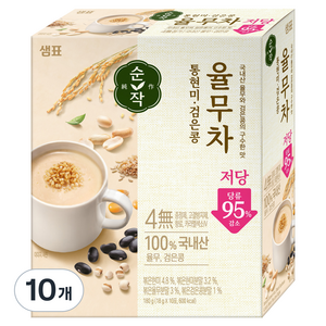 순작 통현미 검은콩 저당 율무차, 18g, 10개입, 10개