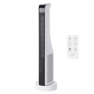클래파 저소음 스마트 PTC 타워형 온풍기+리모컨, BPH-202W, 화이트