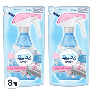 페브리즈 섬유탈취제 은은한 꽃향 리필, 320ml, 8개