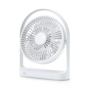 오아 라운드 미니 탁상용 무선 휴대용 USB BLDC 선풍기, OFN-047WH, 화이트