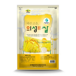 안계합동 의성진쌀 영호진미 백미 상등급, 5kg, 1개