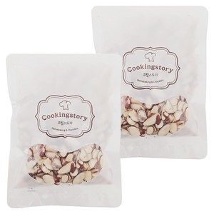 쿠킹스토리 아몬드 슬라이스, 200g, 2개