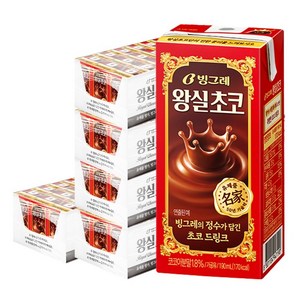 빙그레 왕실 초코 드링크, 190ml, 120개