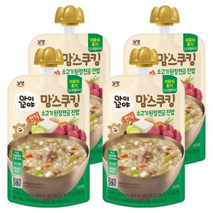 맘스쿠킹 12개월부터, 100g, 4개, 소고기 된장전골 진밥