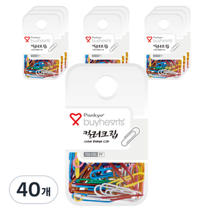 바이하츠 컬러크립 PP, 80개입, 40개