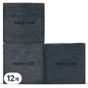 톤28 S21 검은콩 참숯 샴푸바, 100g, 12개