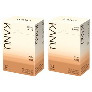 카누 라떼 스틱, 13.5g, 10개입, 2개