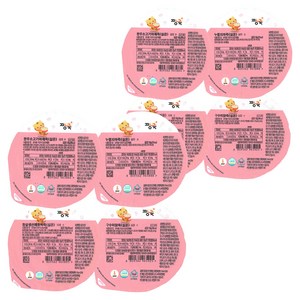 짱죽실온이유식 중기 죽2 4종 C, 혼합맛(한우소고기야채/누룽지마/흰살생선애호박/구수미닭), 160g, 2세트