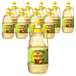 오뚜기 사과식초, 1.8L, 10개