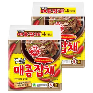 오뚜기 옛날매콤잡채 봉지 77.5g, 8개