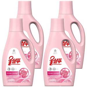울샴푸 이지워시 중성세제 본품, 2L, 4개
