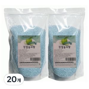 맛깔 설탕 솜사탕 전용 설탕 사과향, 500g, 20개