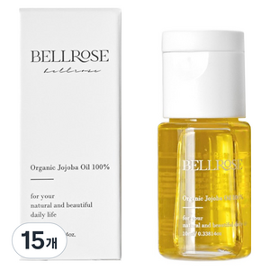 벨로즈 유기농 호호바오일 페이스 바디오일, 15개, 10ml