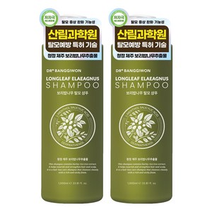 닥터방기원 보리밥나무 탈모 샴푸, 1L, 2개