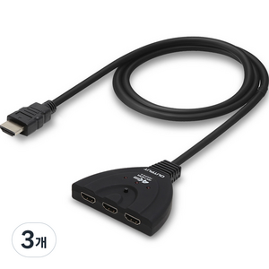 넥스트유 UHD 4K HDMI2.0 3:1 스위치, 3개