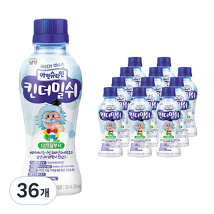 남양유업 아인슈타인 킨더밀쉬, 200ml, 36개