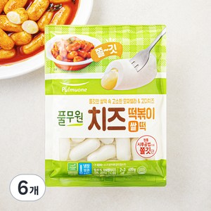 풀무원 치즈 떡볶이떡 2~3인분, 400g, 6개