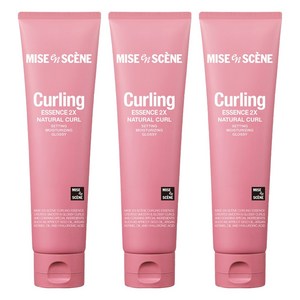 미쟝센 컬링 에센스 2X 헤어스타일링 내추럴컬, 150ml, 3개