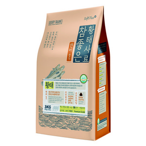 럭셔리발란스 전연령 강아지 소프트플러스 참좋은 황태사료 연어, 3kg, 1개