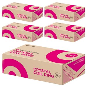 카피어랜드 3:1 코일링 1kg 44개입, 20mm, 투명, 5박스